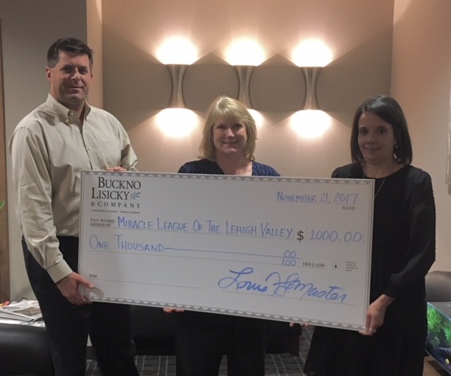 Buckno Lisicky & Company Charity Miracle League Lehigh Valley